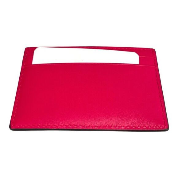 Furla Hot Pink Leather Card Holder Wallet Case With Dust Bag Box Gift Set New - Picture 4 of 8